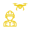 Symbol Drohnenpilot